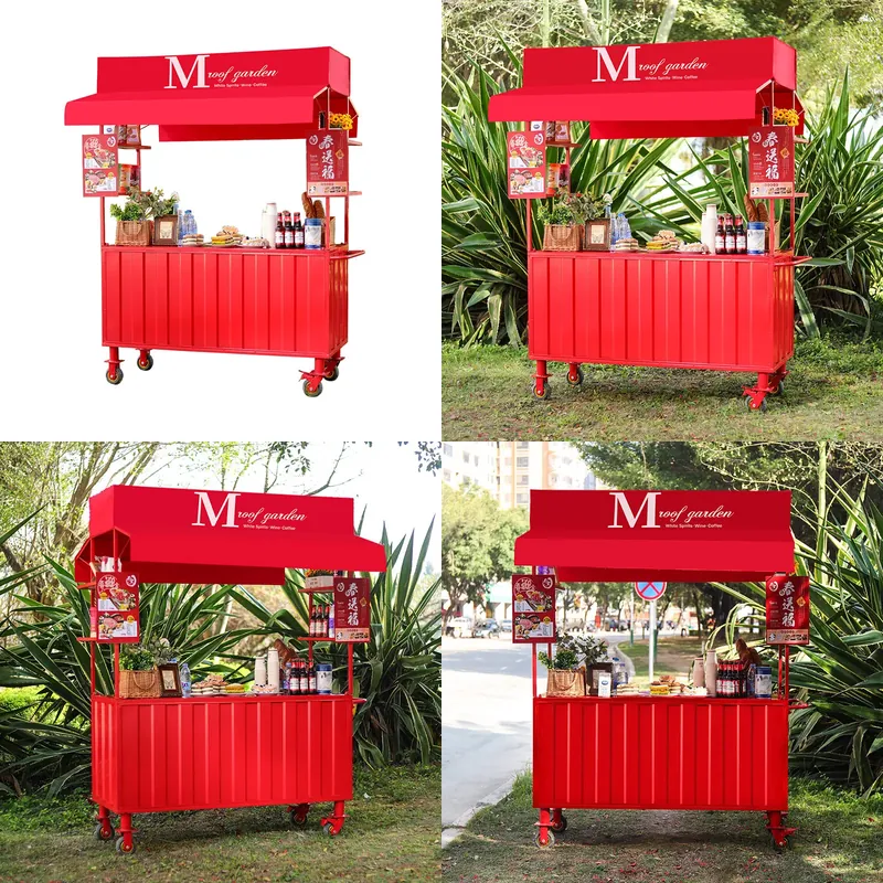 Snacks Food Stall - عربة طعام من الحديد المطاوع، كشك