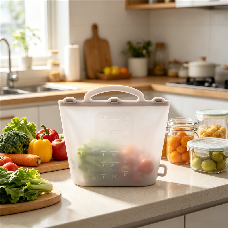 AB66-أكياس حفظ الطعام ذاتية ال - مراجعة Food Prep Snacks وسعره