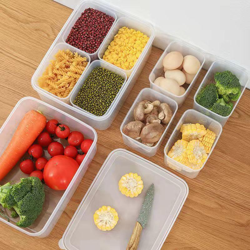 صندوق تخزين طعام شفاف 4 في 1 ل - مراجعة Food Prep Snacks وسعره