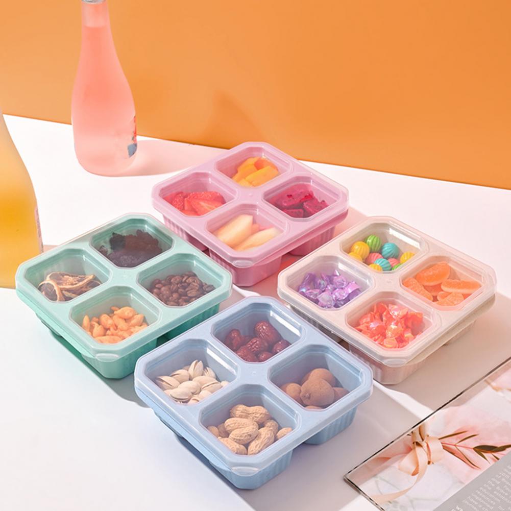 علبة وجبات خفيفة بأربعة أقسام، - مراجعة Food Prep Snacks وسعره
