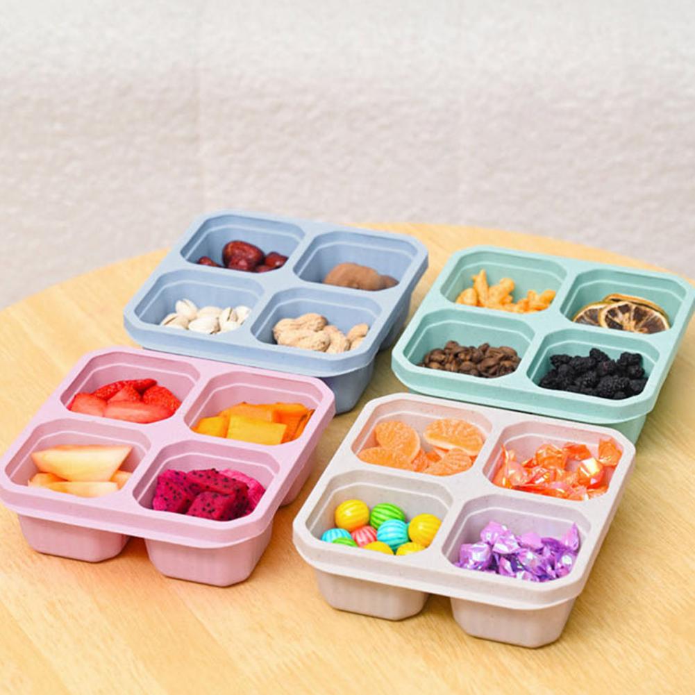 علبة وجبات خفيفة بأربعة أقسام، - مراجعة Food Prep Snacks وسعره
