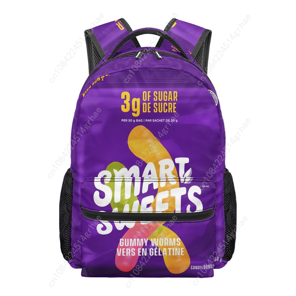 حقيبة ظهر طلابية مطبوعة بتصميم - مراجعة Food Snacks For Camping وسعره