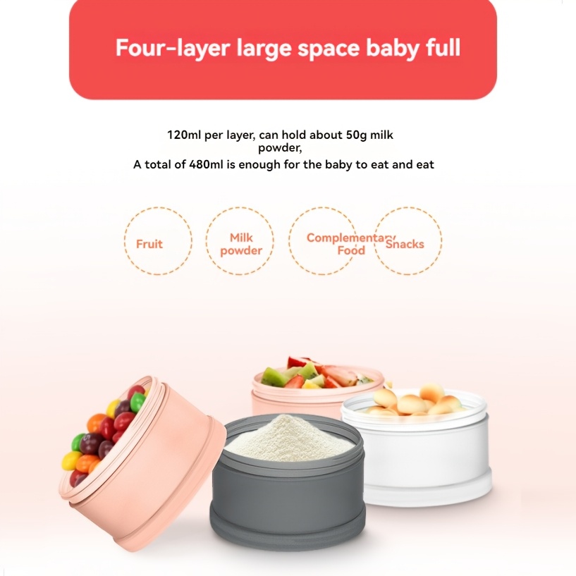 1 قطعة صندوق مسحوق الحليب المح - مراجعة Food Snacks For 1 Year Old وسعره