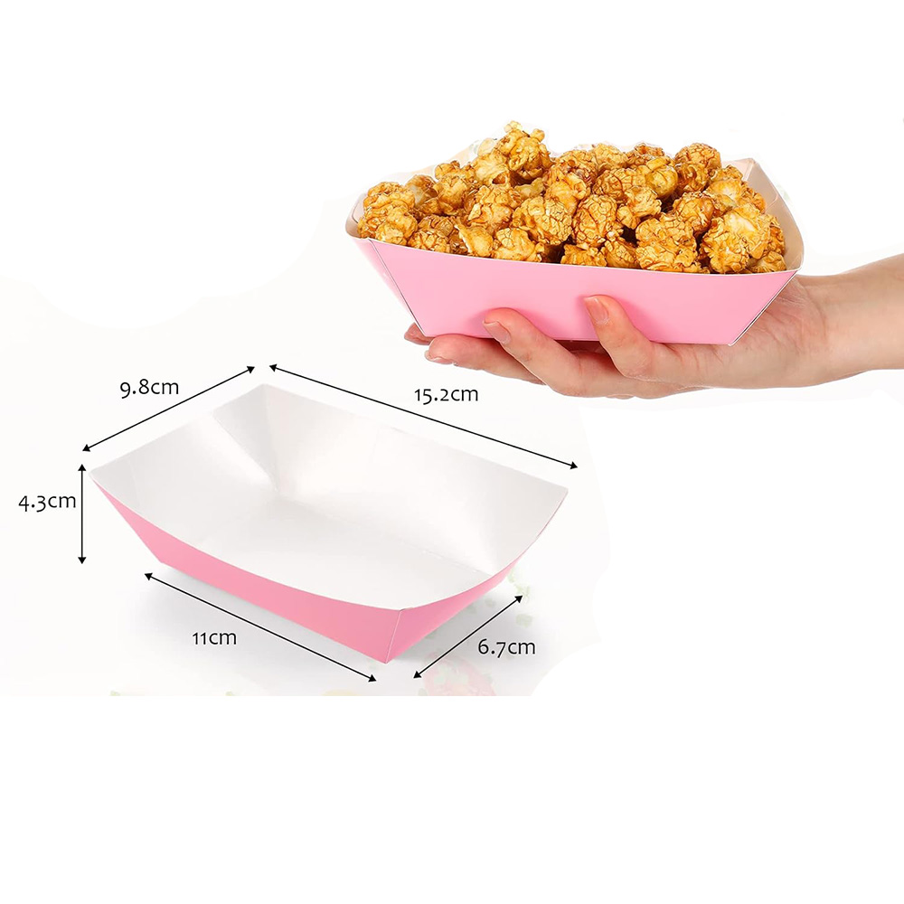 6-30 قطعة بلون ورقة قارب على ش - مراجعة Food Snacks For Baby Shower وسعره